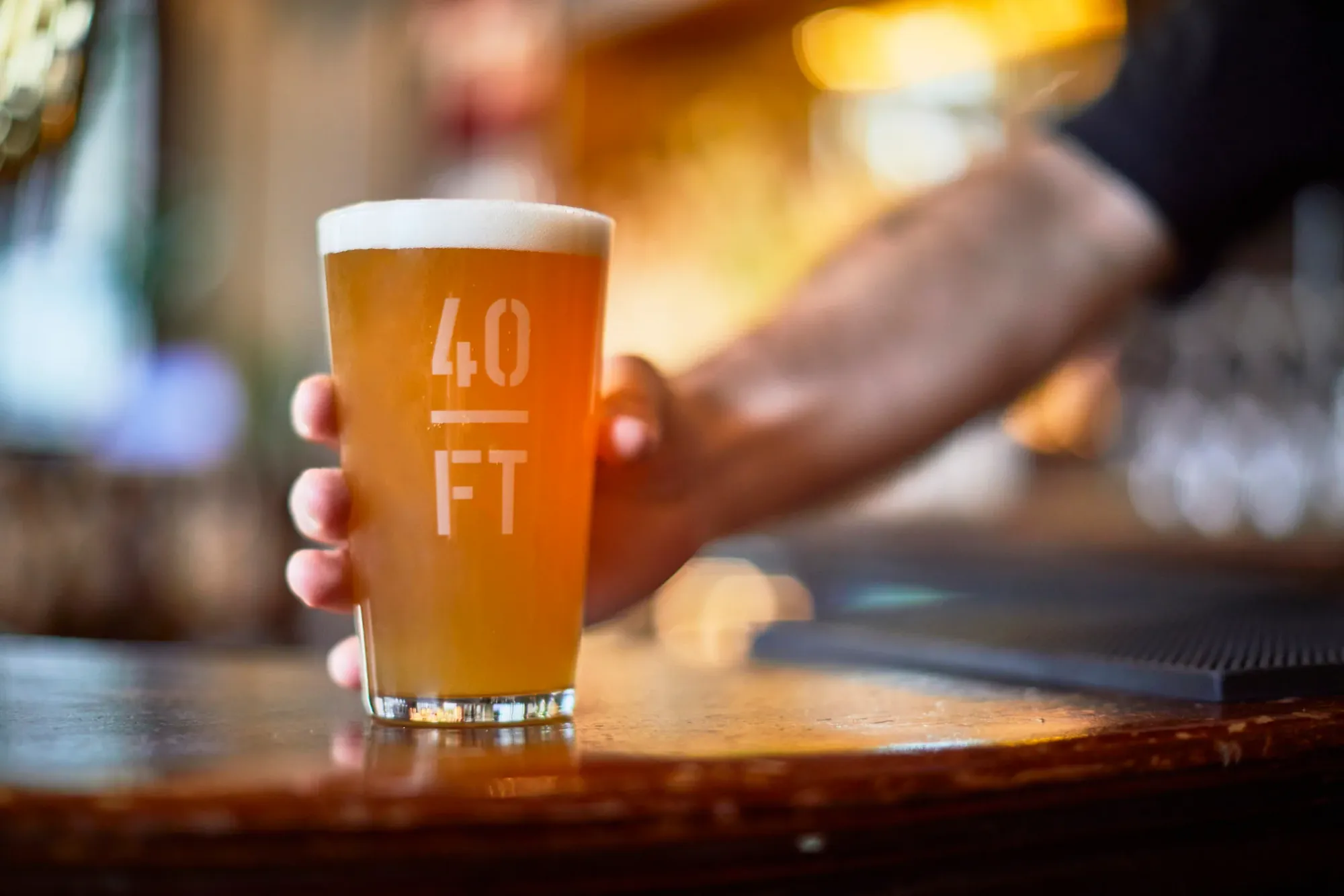 Taproom Staff at 40FT Brewing in Dalston