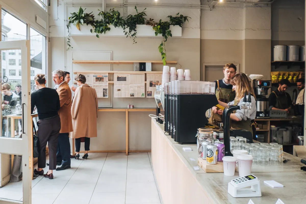 Barista at Rosslyn Coffee, London