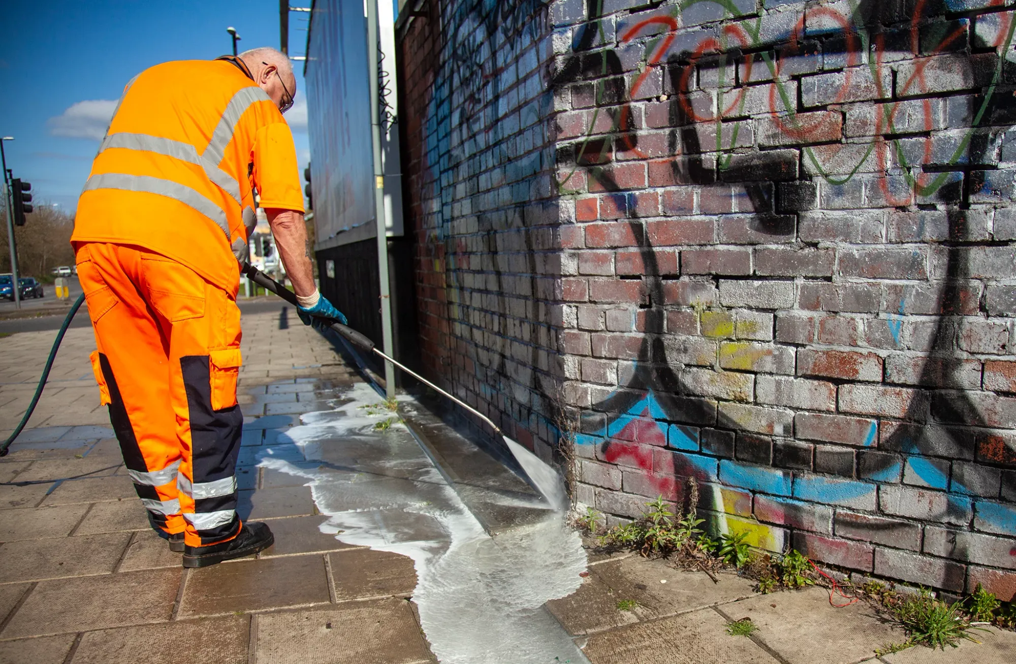 Street Cleansing Operative with Bristol Waste Company