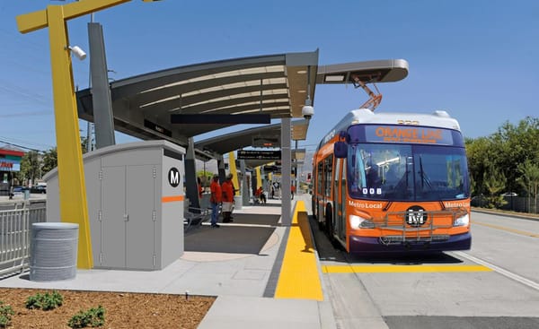 Bus Driver with LACMTA, Los Angeles